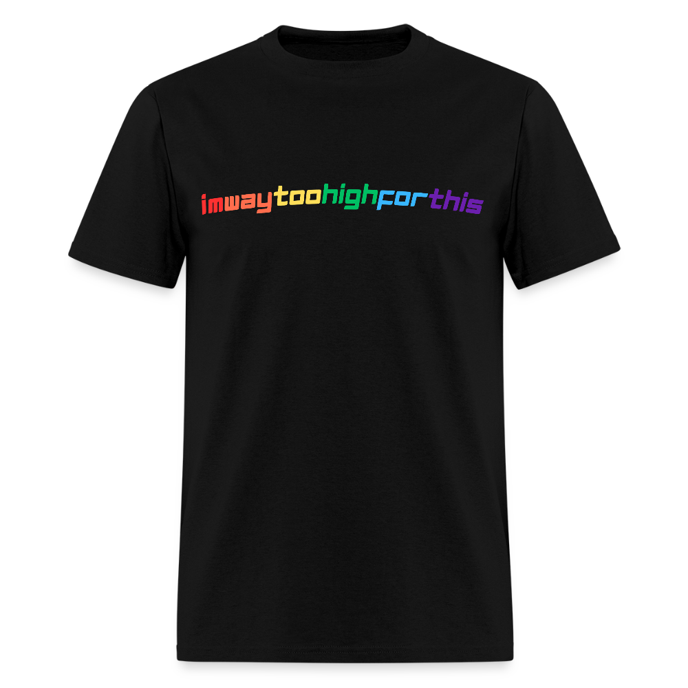 imwaytoohighforthis / 420 shirt - black