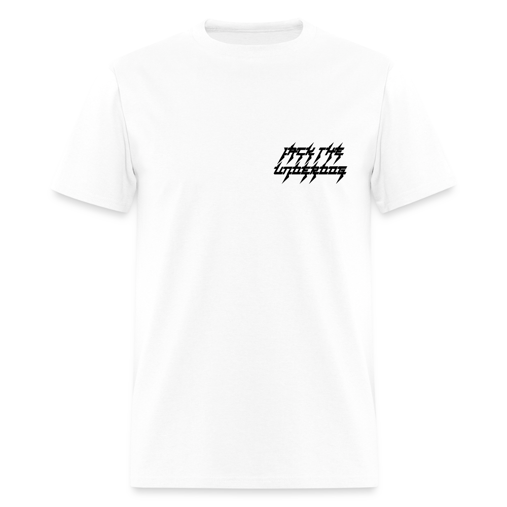 ties cut shirt - white