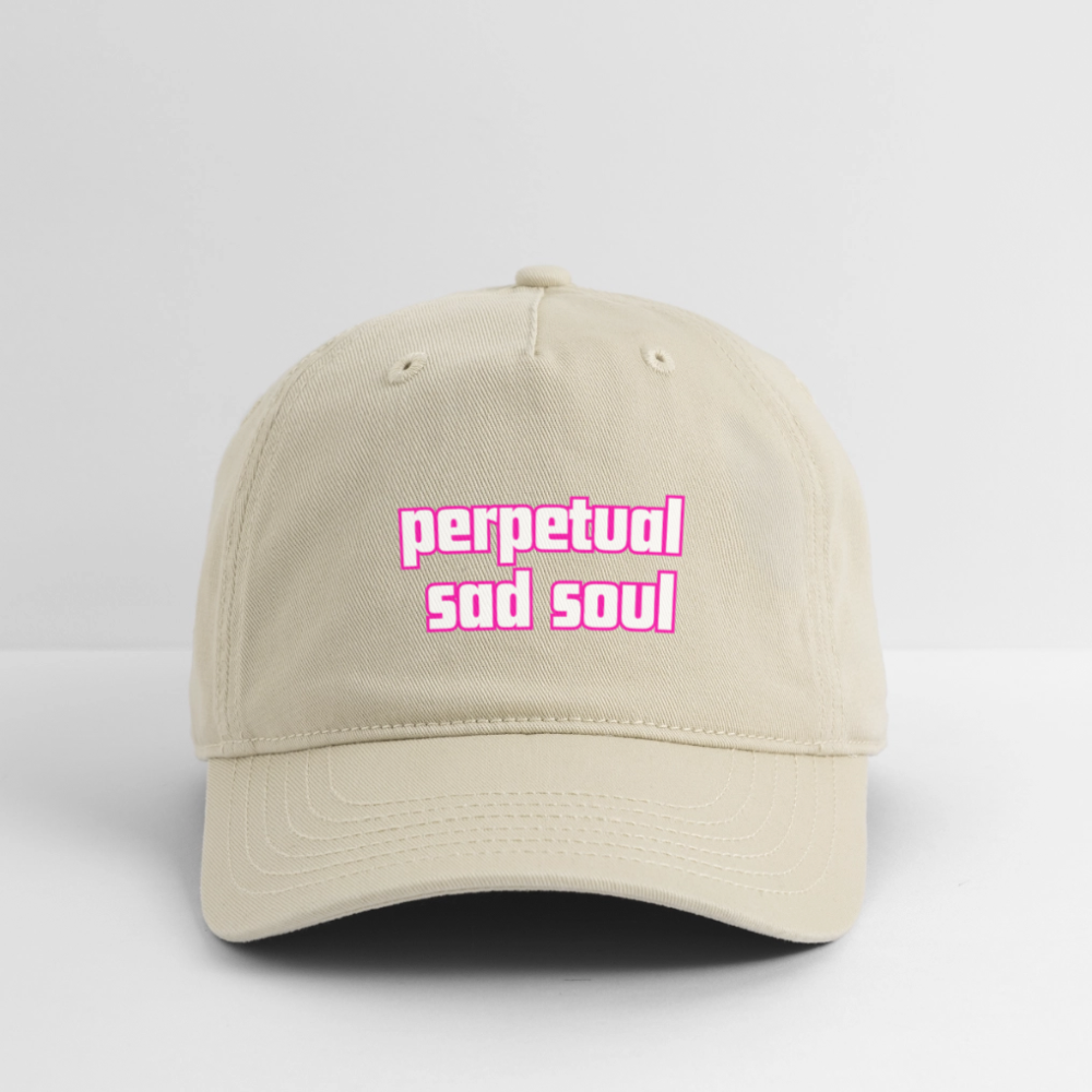 perpetual sad soul hats - khaki