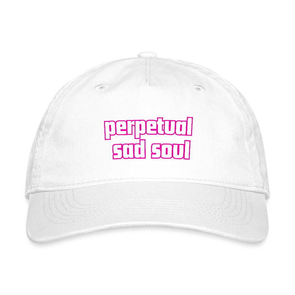 perpetual sad soul hats - white
