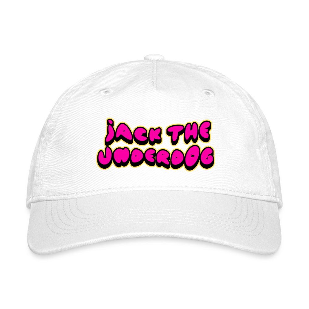 jtu logo hats alt - white