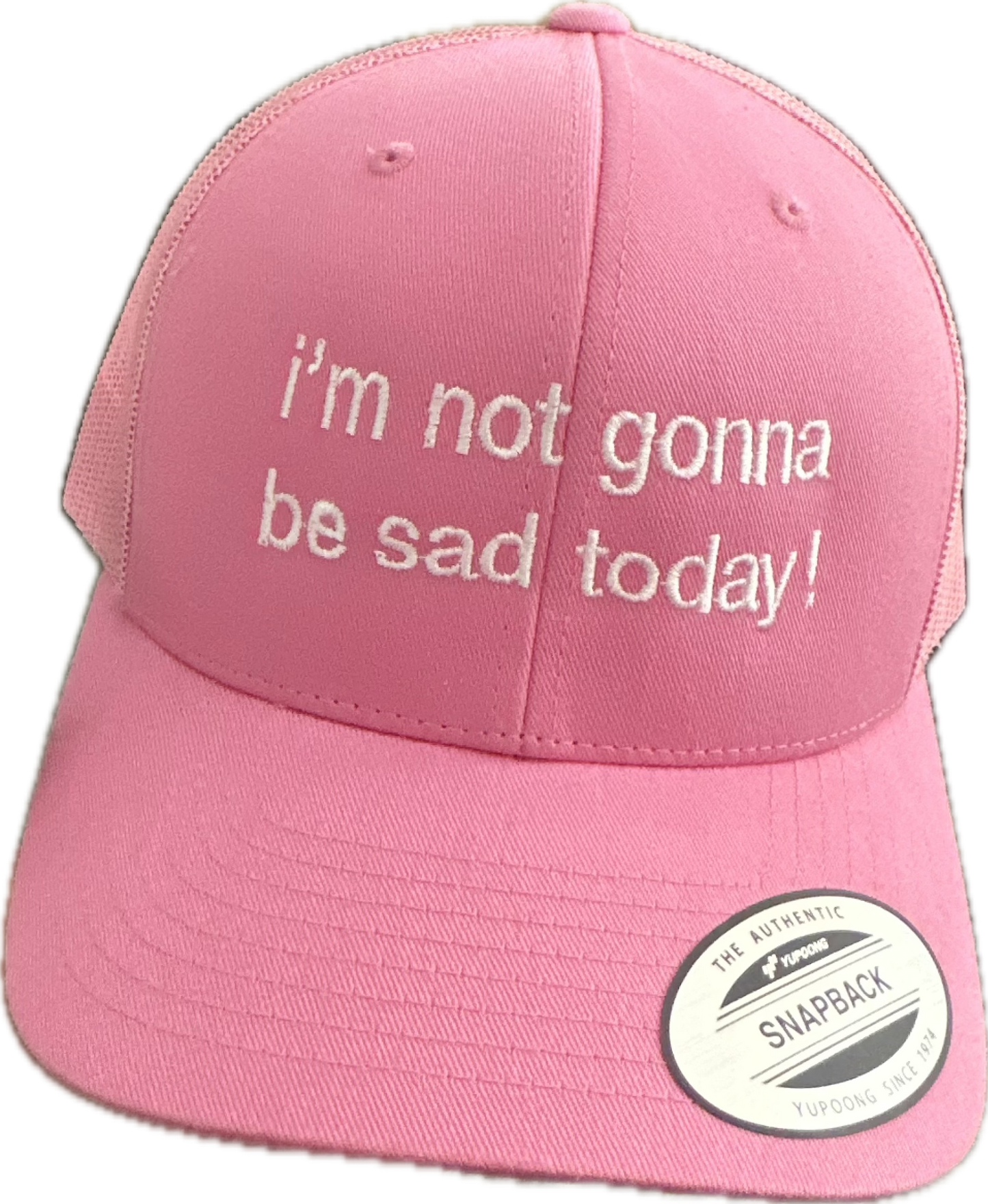 SAD TODAY HATS (black)