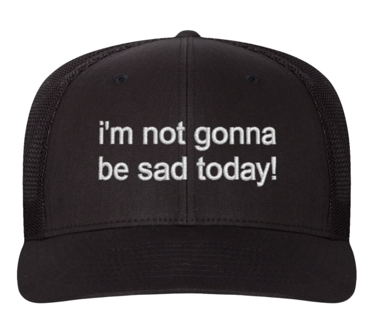 SAD TODAY HATS (black)
