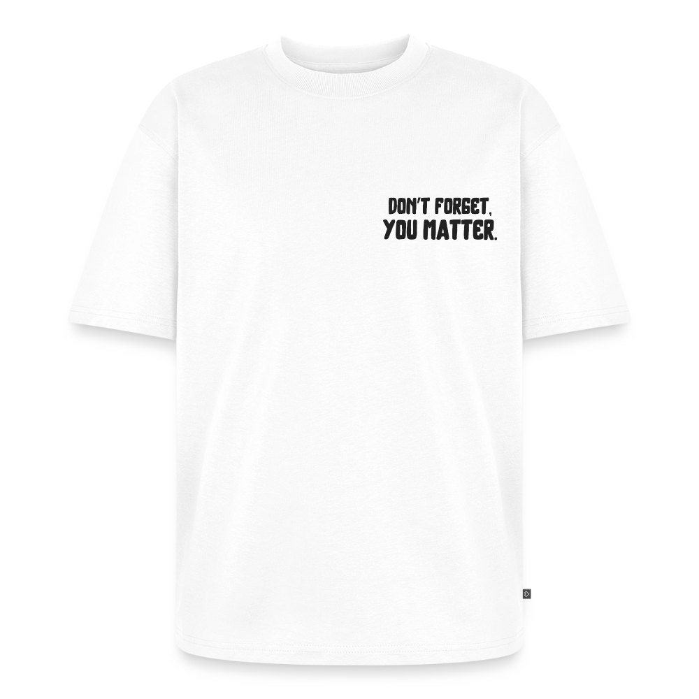 you matter oversized t-shirt - white
