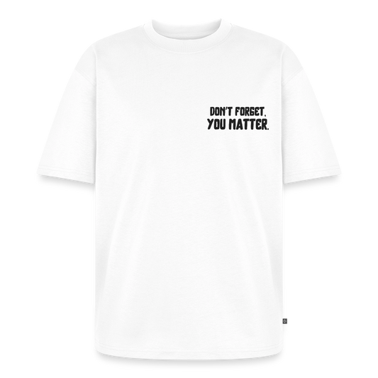 you matter oversized t-shirt - white