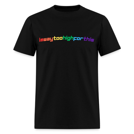 imwaytoohighforthis / 420 shirt - black