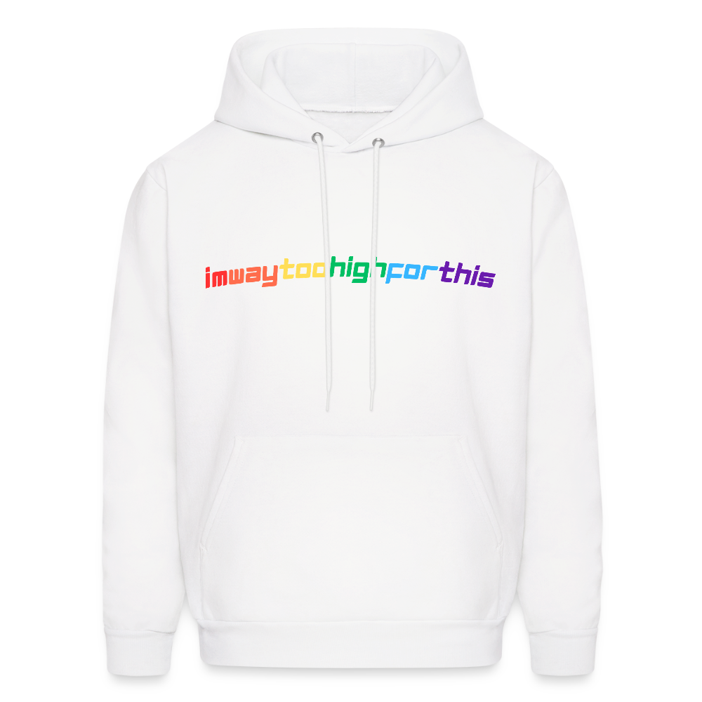imwaytoohighforthis / 420 hoodie - white