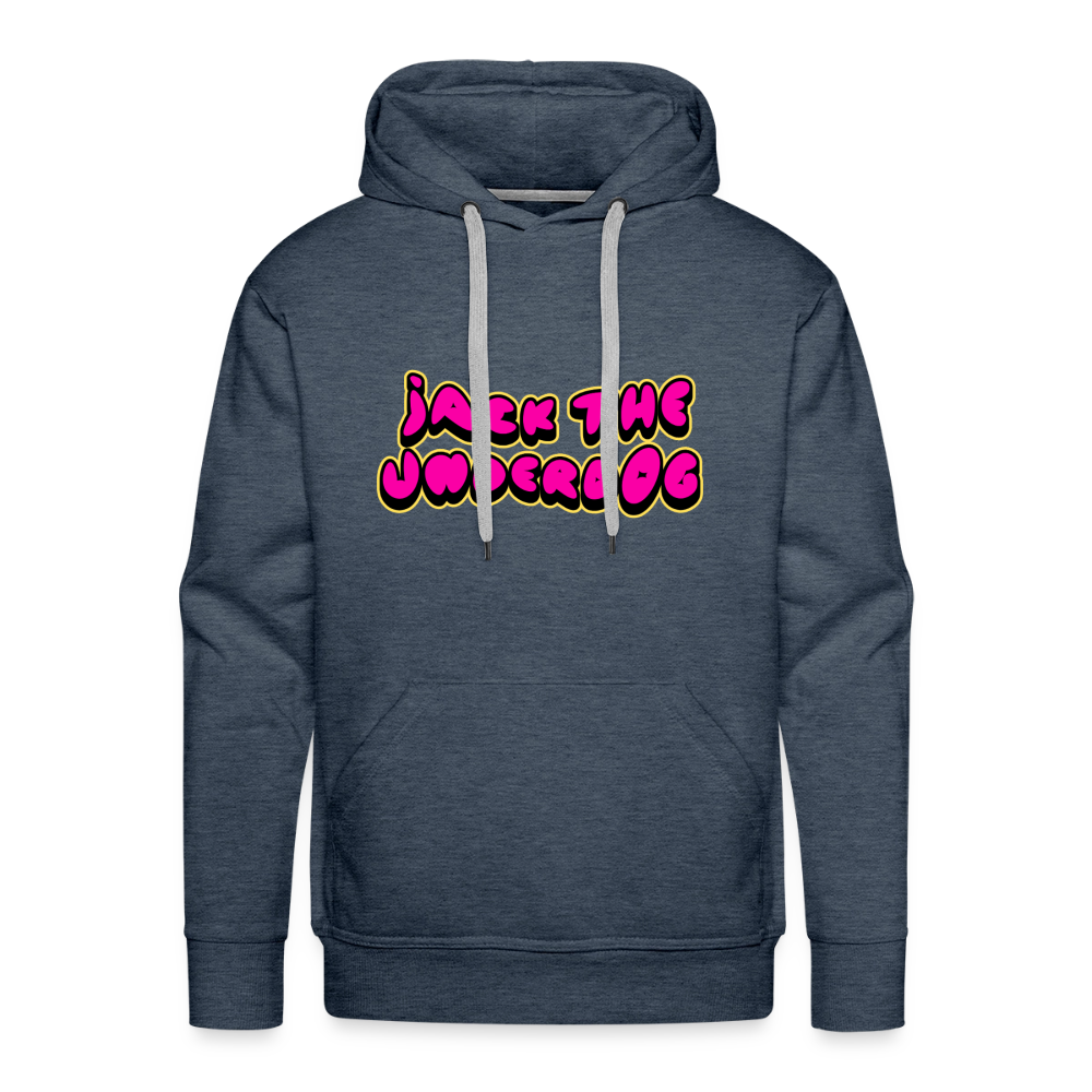 jack. tracklist hoodie - heather denim