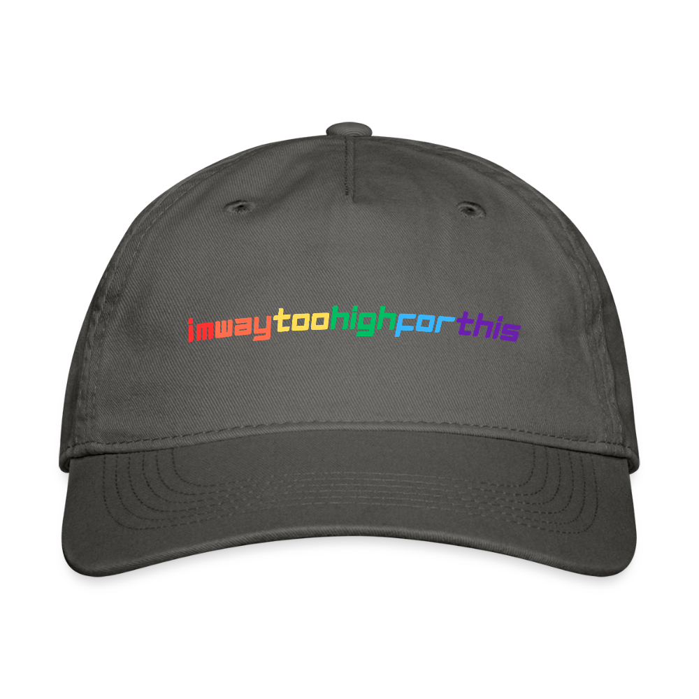 imwaytoohighforthis hats - charcoal