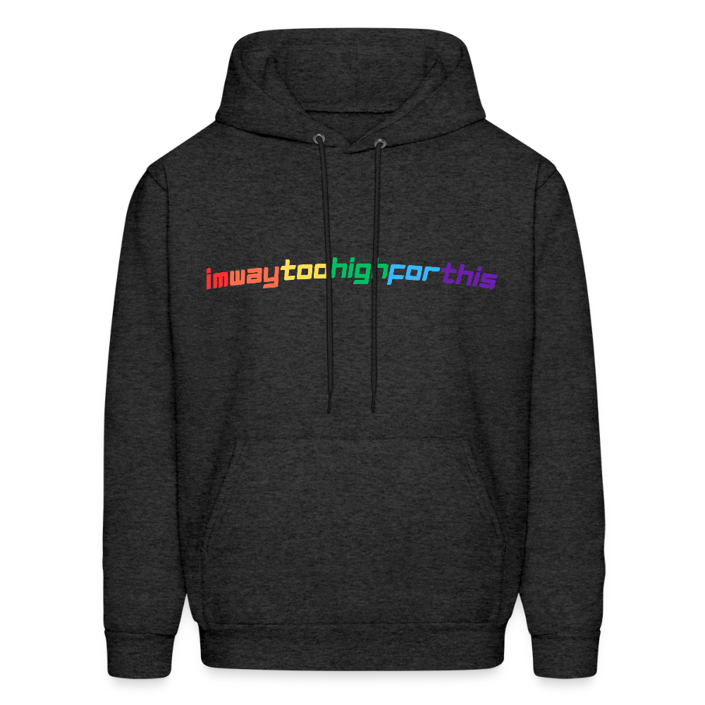 imwaytoohighforthis / 420 hoodie - charcoal grey
