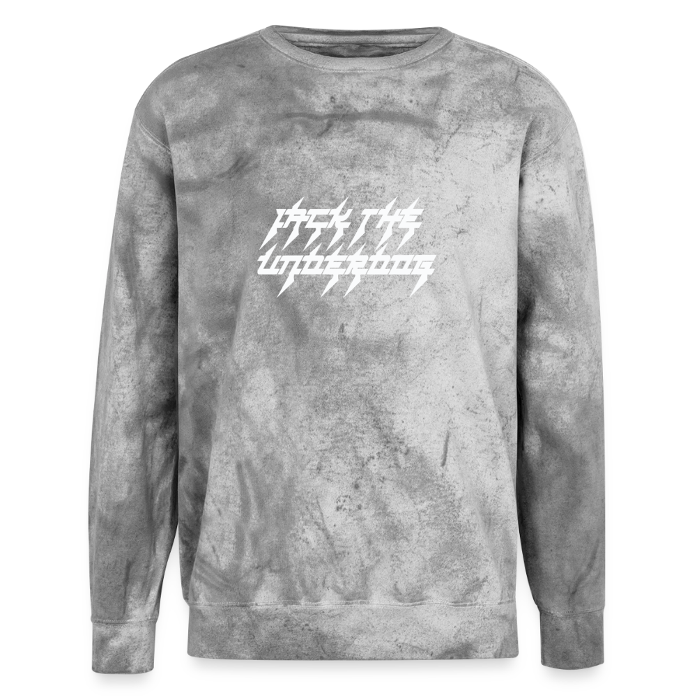 jtu logo tie dye crewneck - smoke