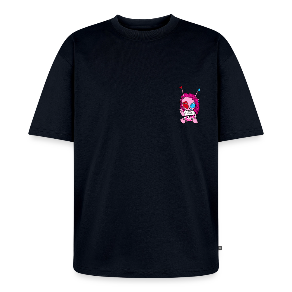 black hole collab shirt w/ Meagan Nystrom - navy