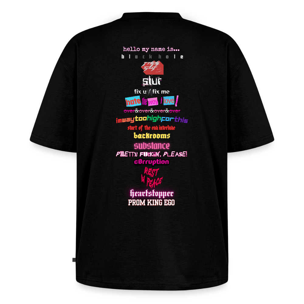 album cover shirt - black