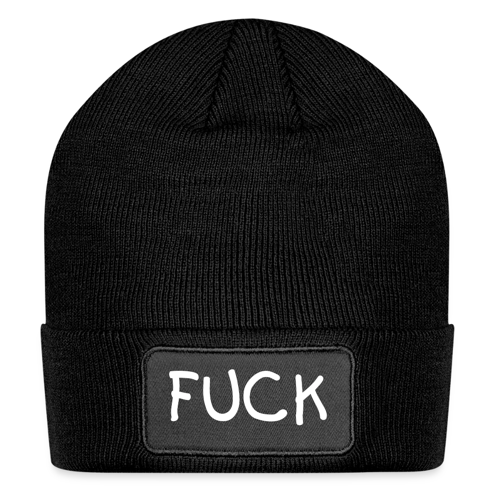 fuck beanie - black