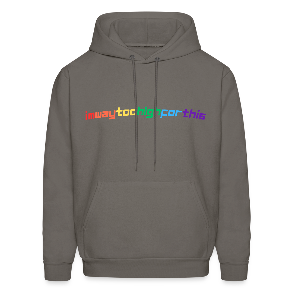 imwaytoohighforthis / 420 hoodie - asphalt gray