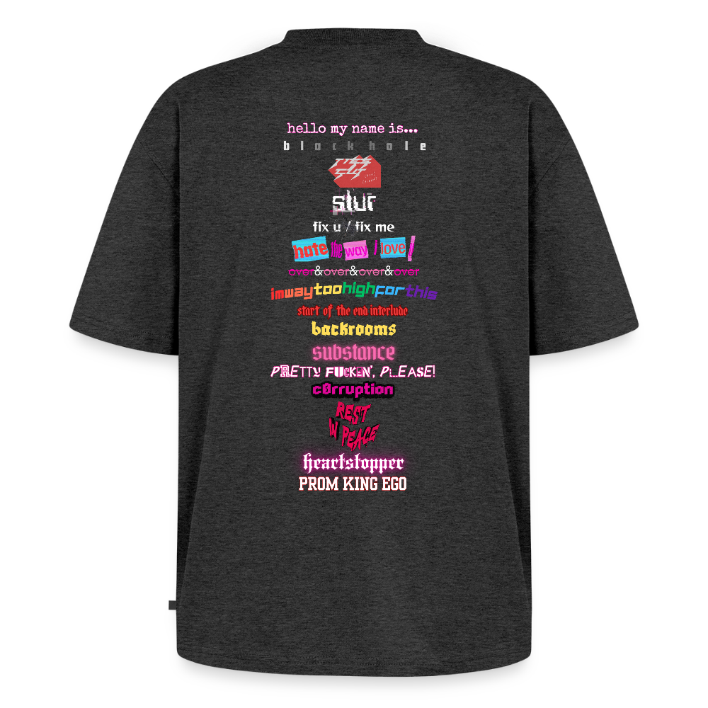 jack. album tracklist shirt - heather anthracite