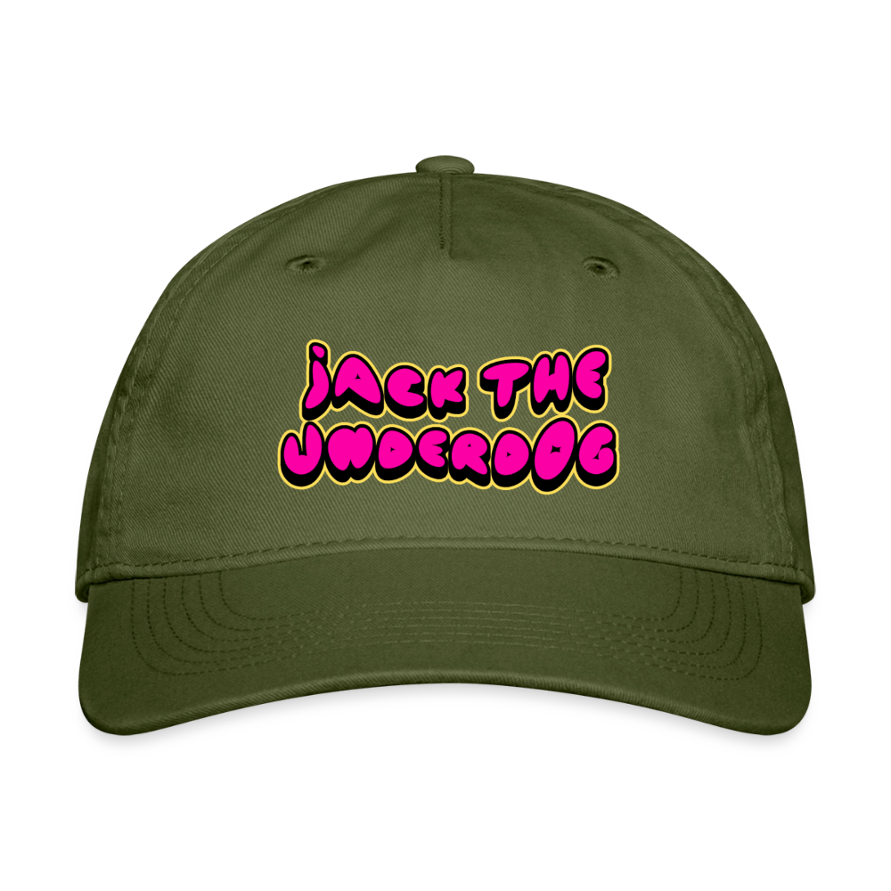 jtu logo hats alt - olive green