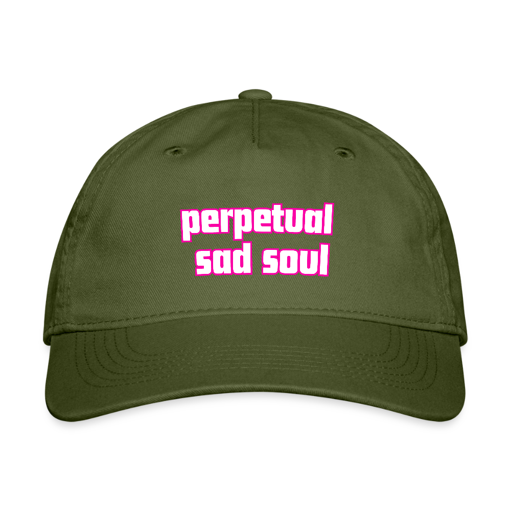 perpetual sad soul hats - olive green