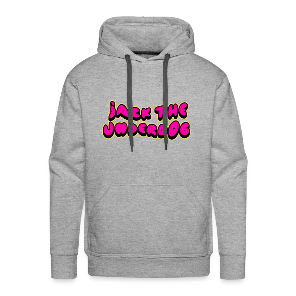 jack. tracklist hoodie - heather grey