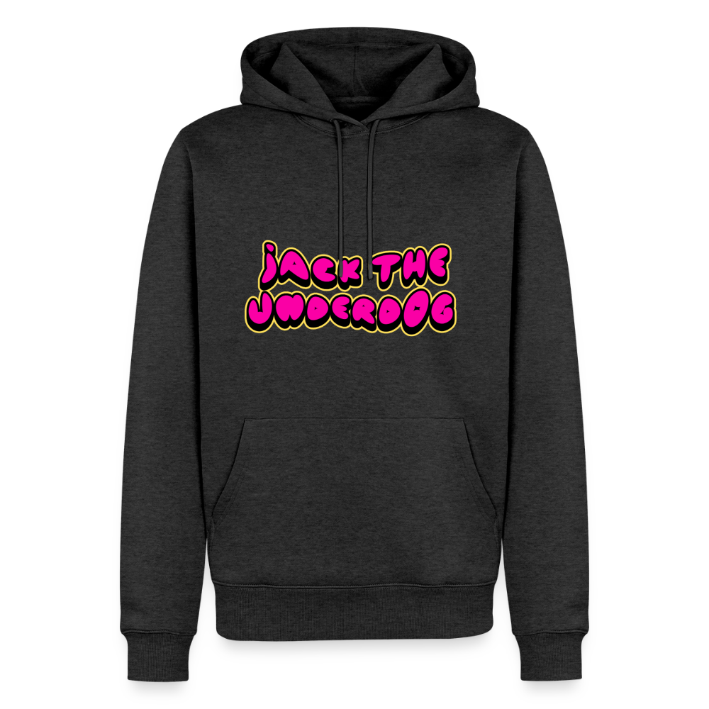 jack. tracklist hoodie - heather anthracite