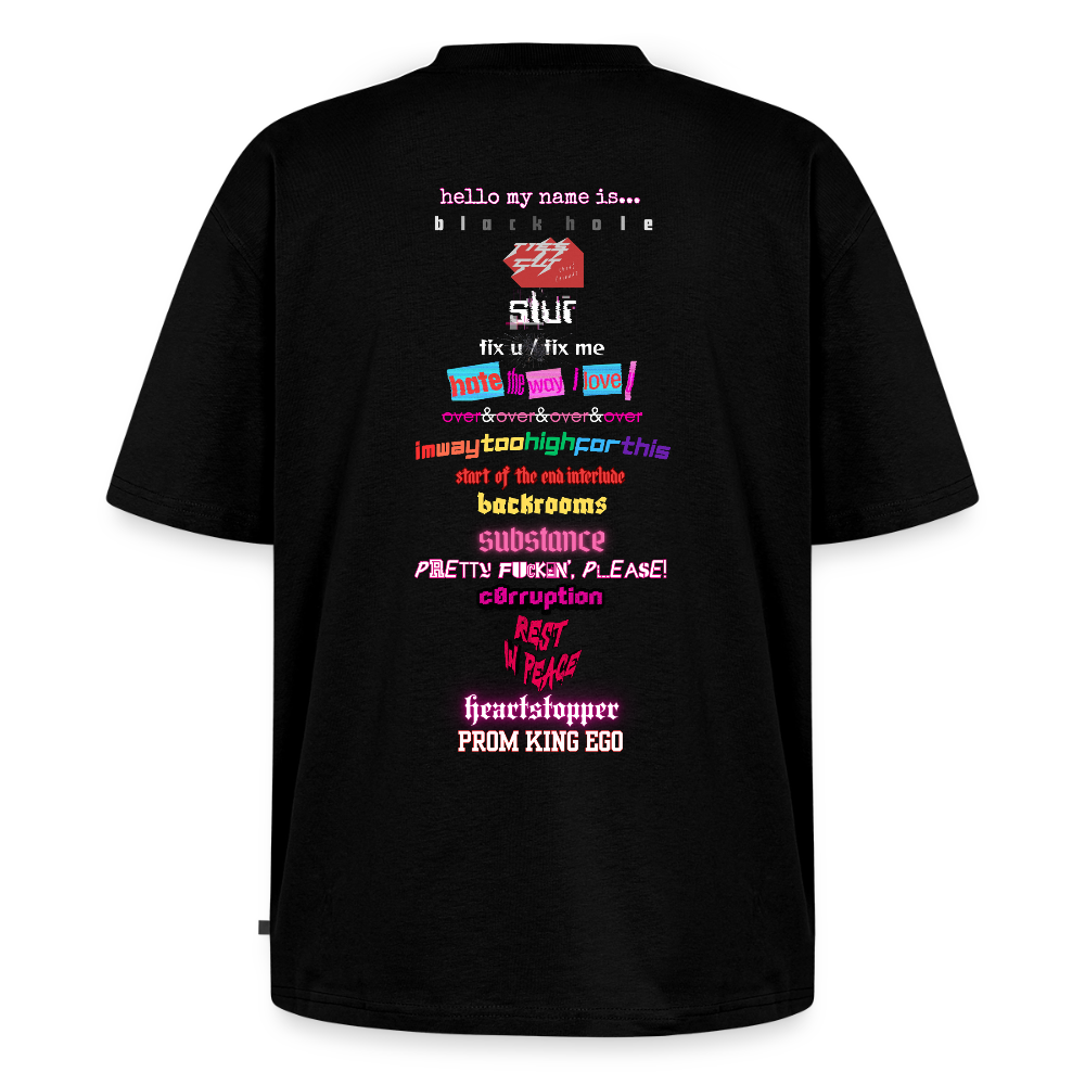 jack. album tracklist shirt - black