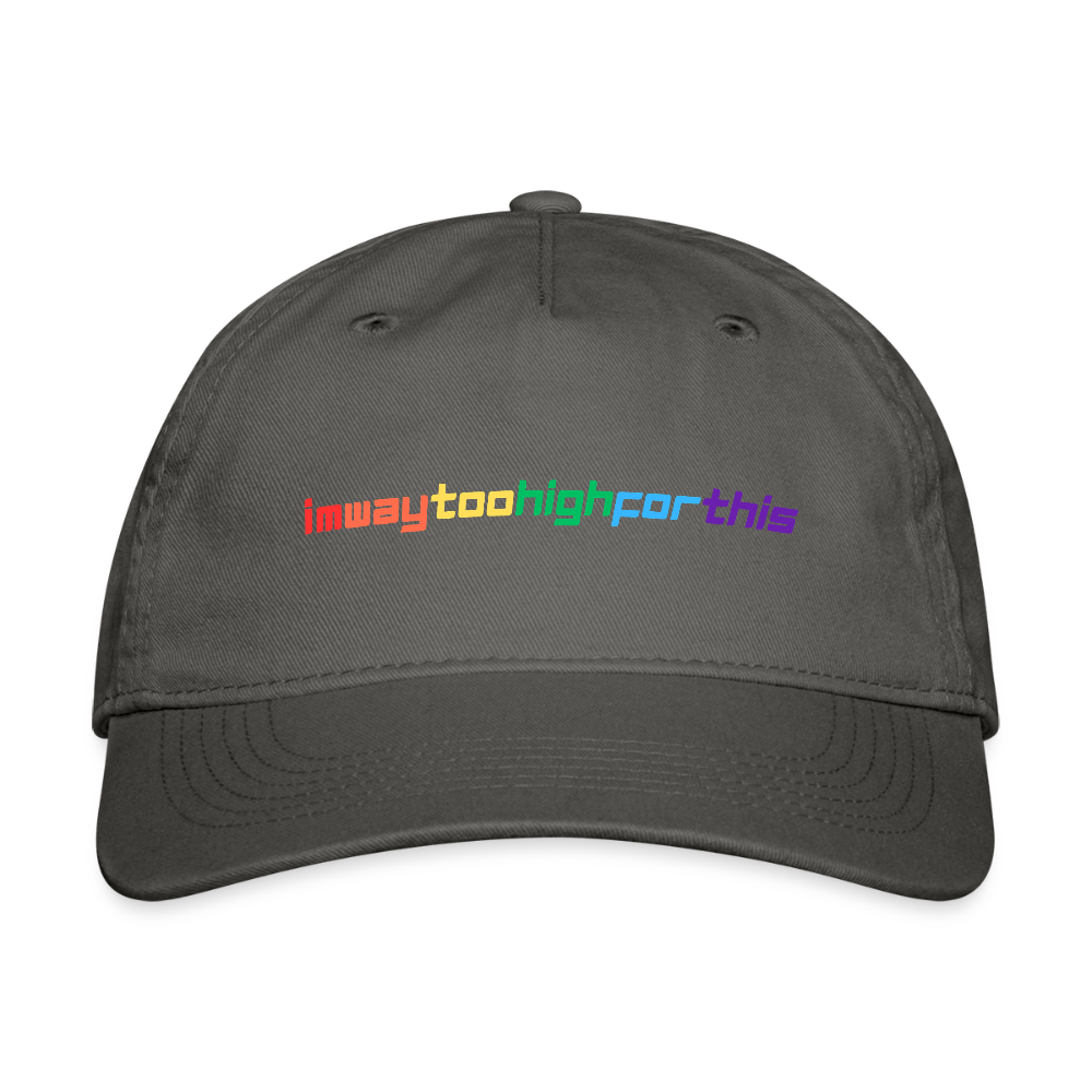 imwaytoohighforthis hats - charcoal