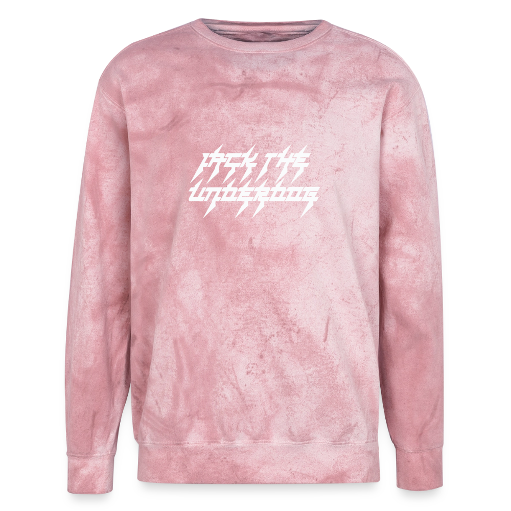 jtu logo tie dye crewneck - clay
