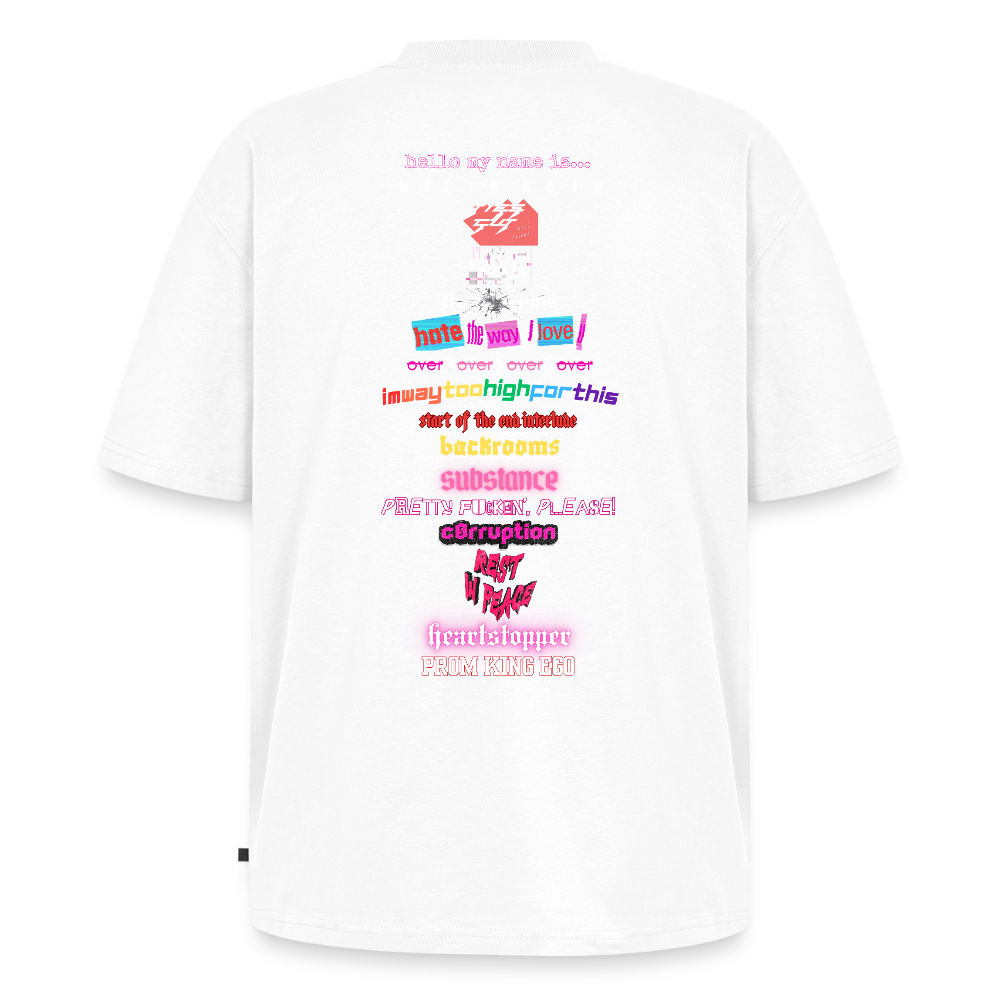 album cover shirt - white