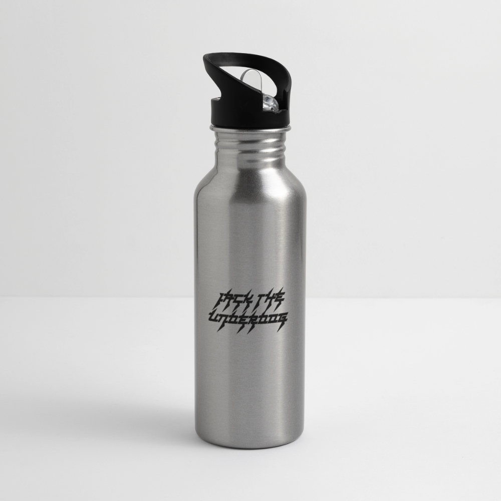 slur water bottles - silver