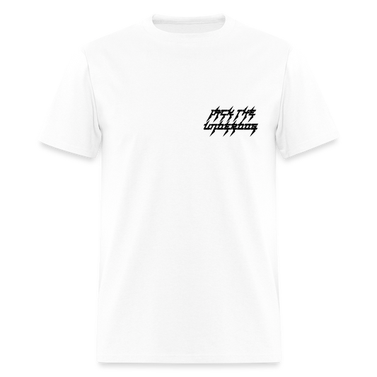 ties cut shirt - white