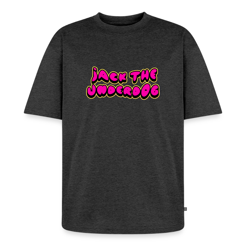 oversized jack. album cover shirt - heather anthracite