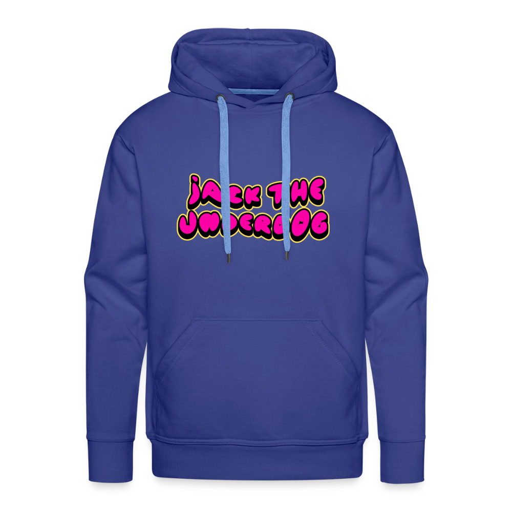 jack. tracklist hoodie - royal blue