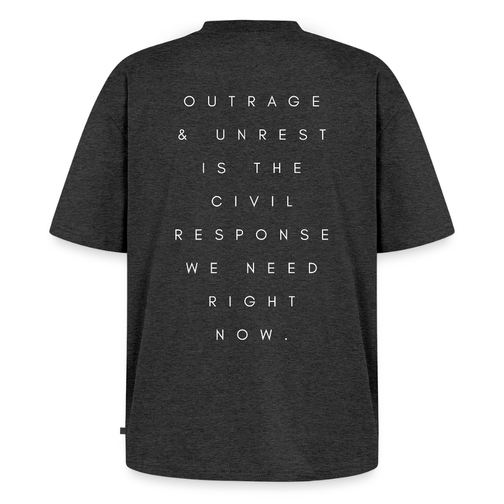 c0rruption shirt - heather anthracite