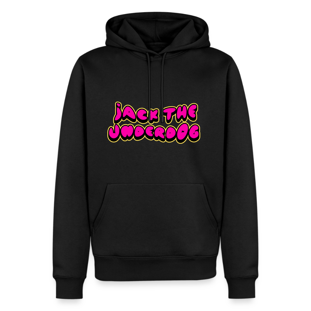 jack. tracklist hoodie - black