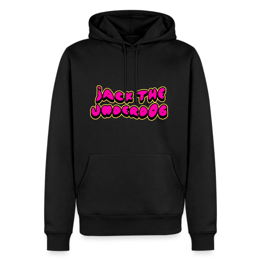 jack. tracklist hoodie - black