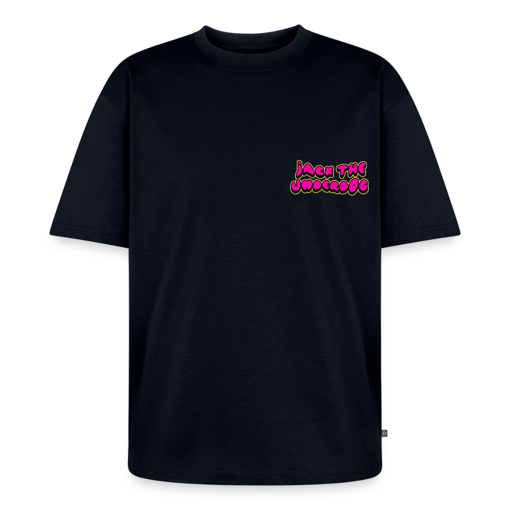 jtu / alien logo shirt (collab w/ Meagan Nystrom) - navy