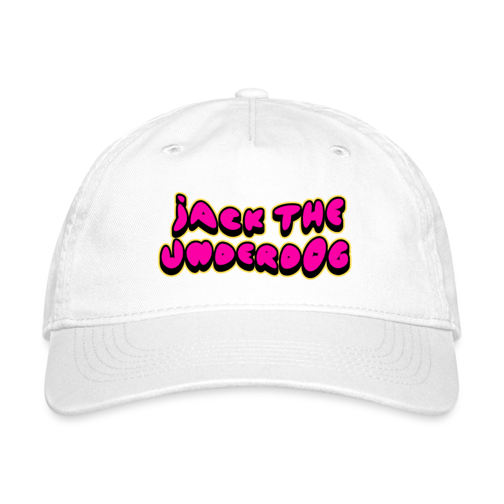 jtu logo hats alt - white
