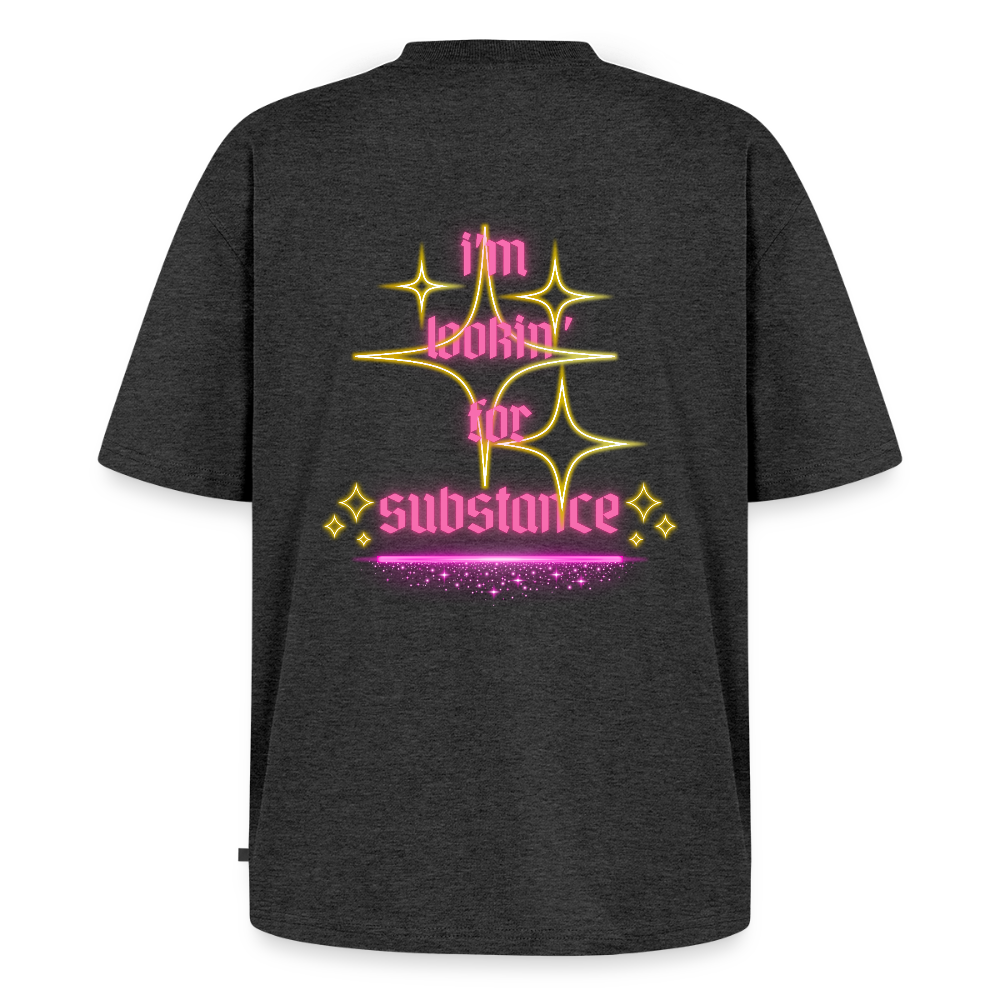 substance oversized shirt - heather anthracite