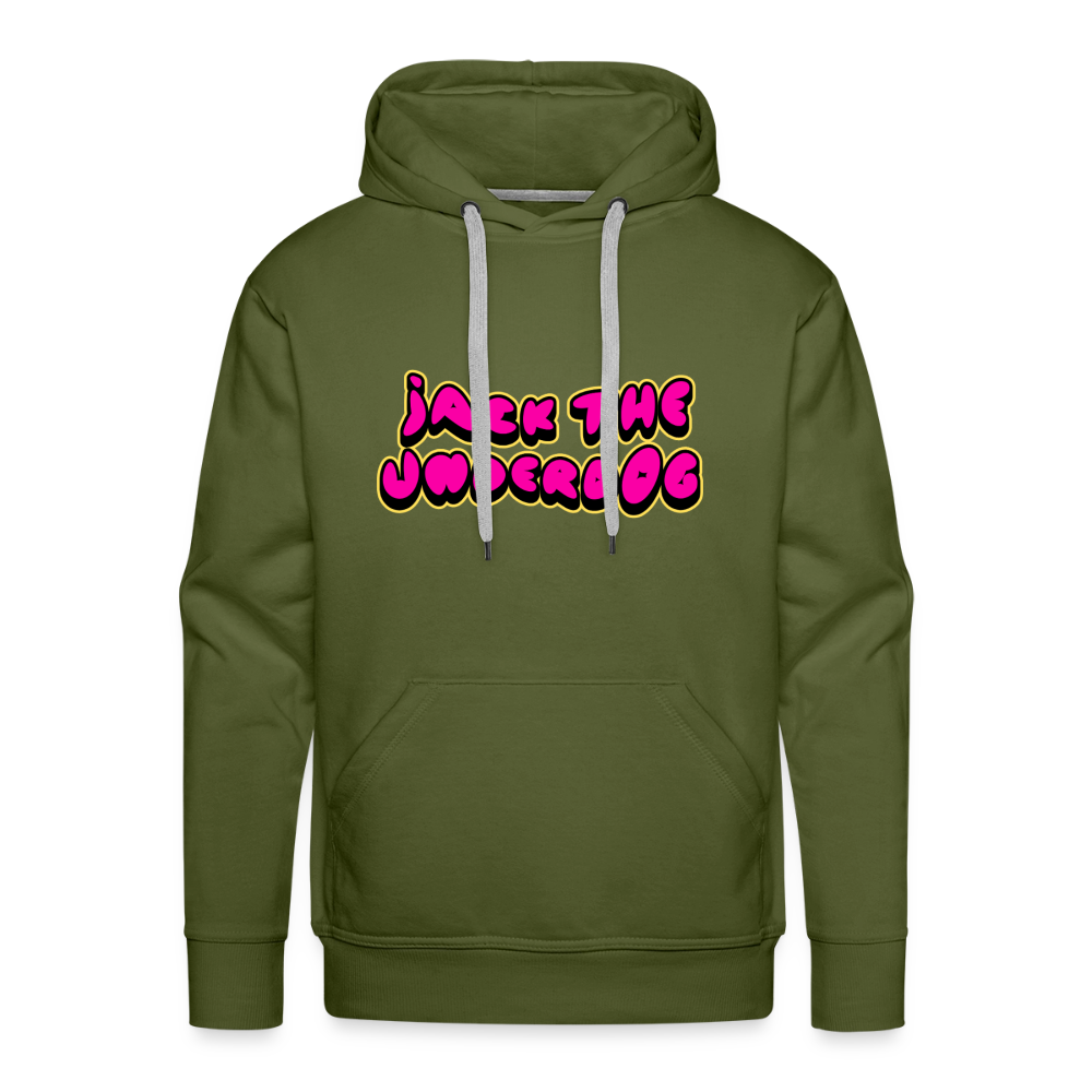 jack. tracklist hoodie - olive green
