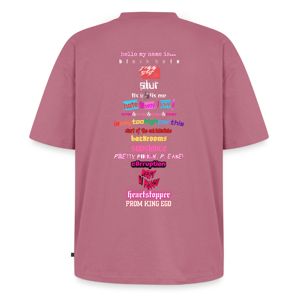 jack. album tracklist shirt - mauve