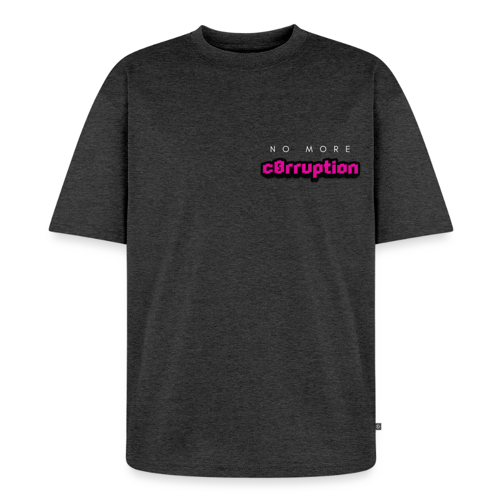 c0rruption shirt - heather anthracite