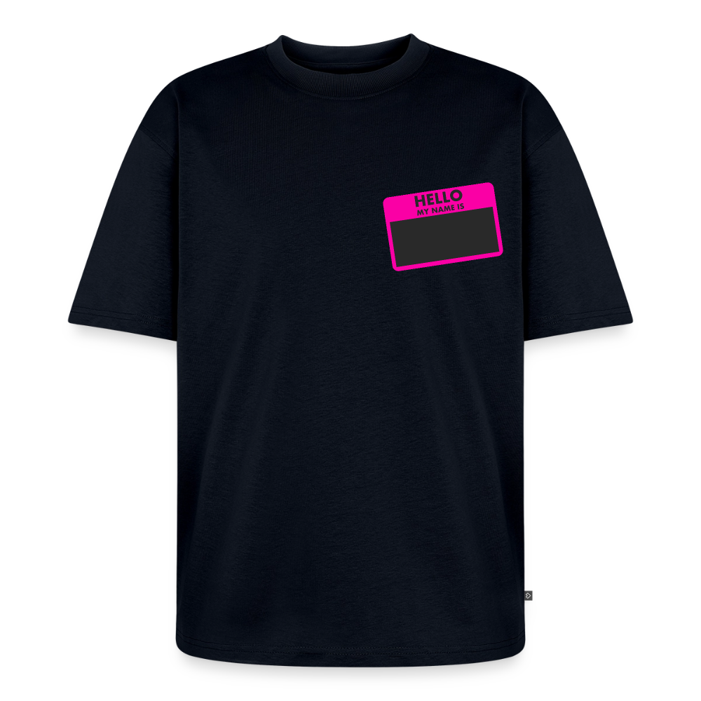 hello my name is album shirt - navy