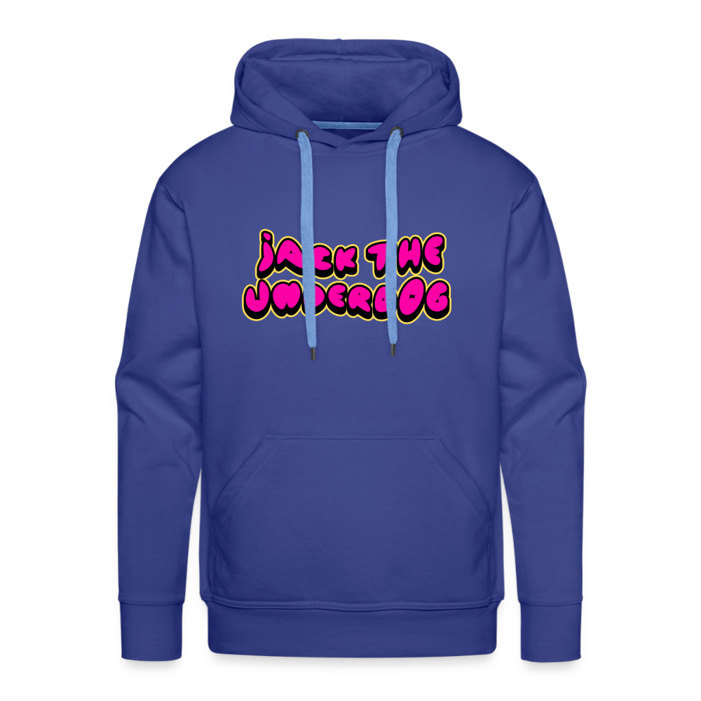 jack. tracklist hoodie - royal blue