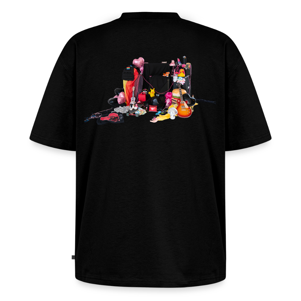 hello my name is album shirt - black