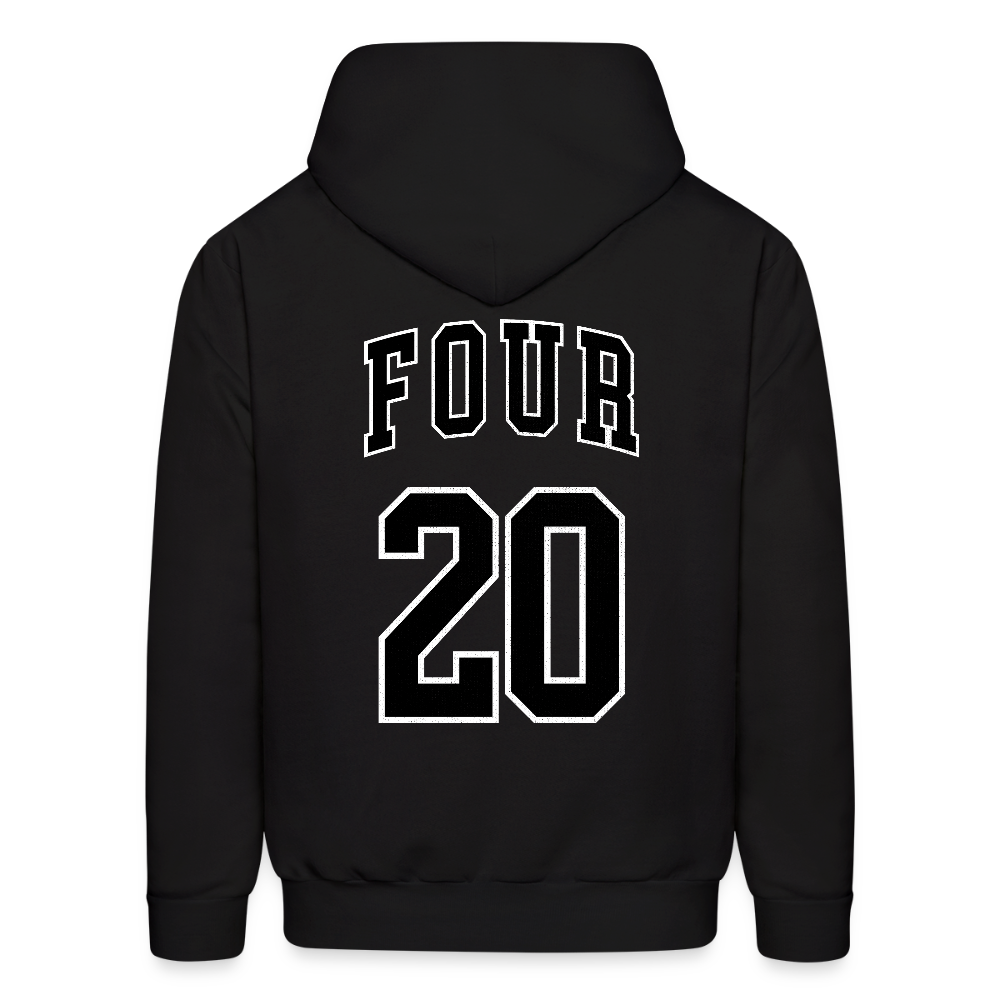 imwaytoohighforthis / 420 hoodie - black