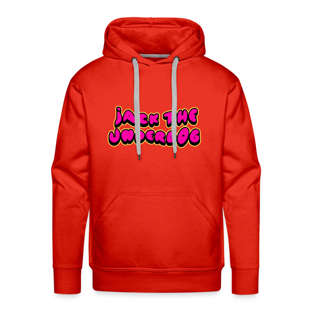 jack. tracklist hoodie - red