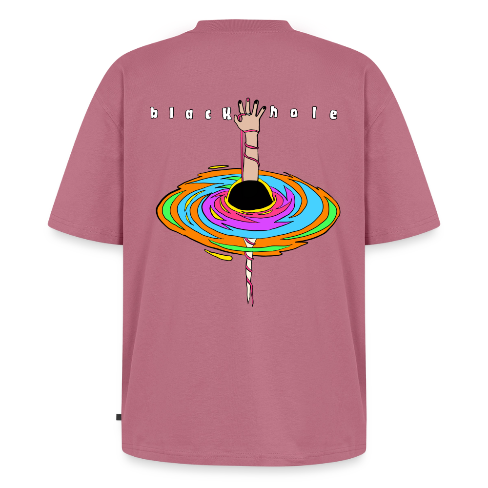 black hole collab shirt w/ Meagan Nystrom - mauve