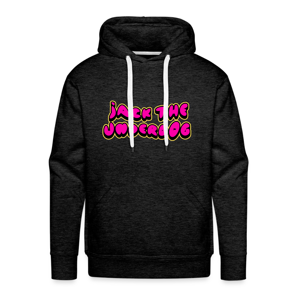 jack. tracklist hoodie - charcoal grey