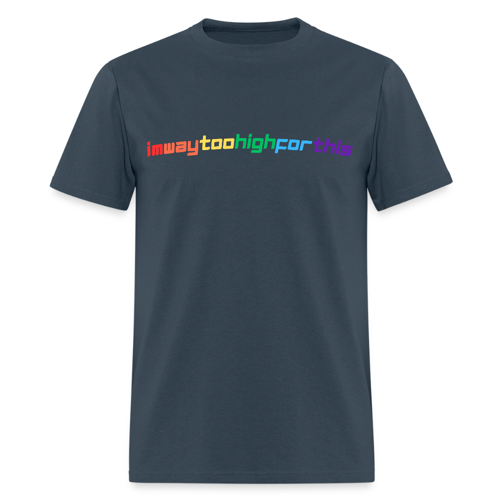 imwaytoohighforthis / 420 shirt -  blue dusk