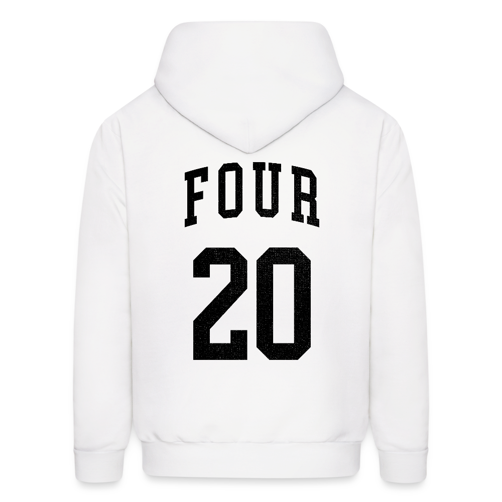 imwaytoohighforthis / 420 hoodie - white